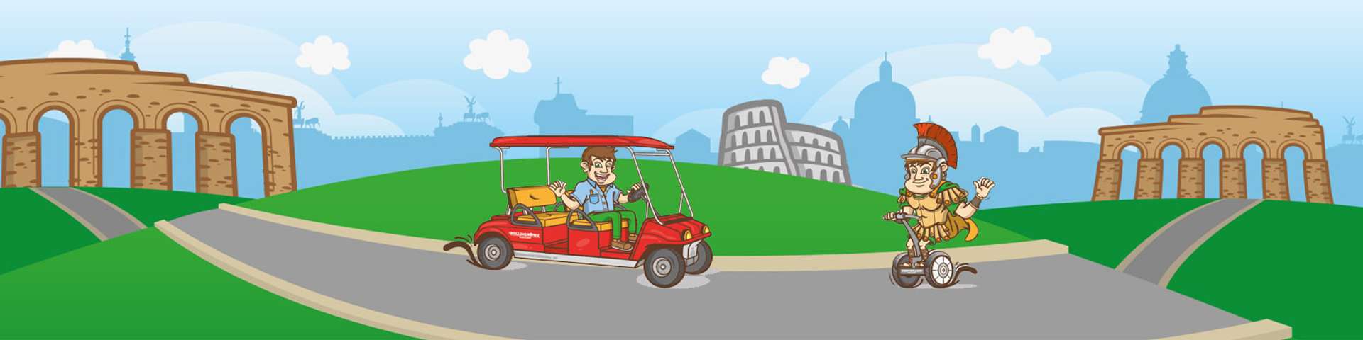 Rolling Rome Segway, Golf-Cart and Electric Bicycle Tours & Rents