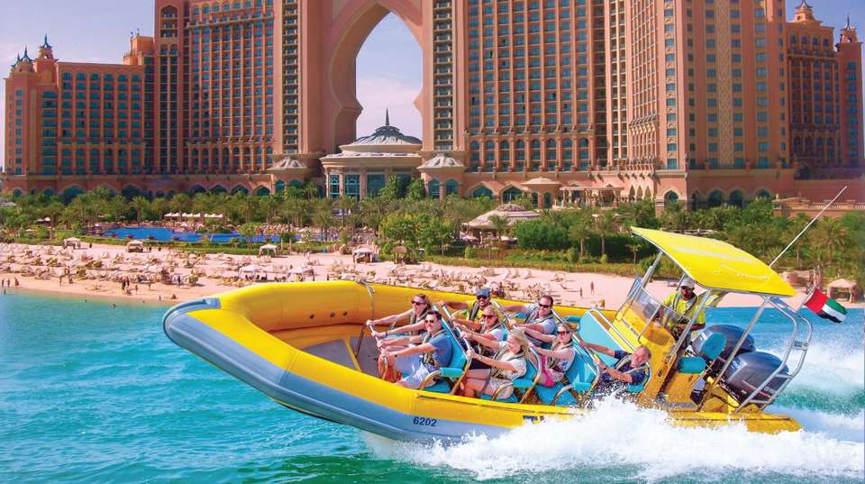 45- Min Atlantis Blast Speedboat Tour - The Yellow Boats - UAE - Image 5