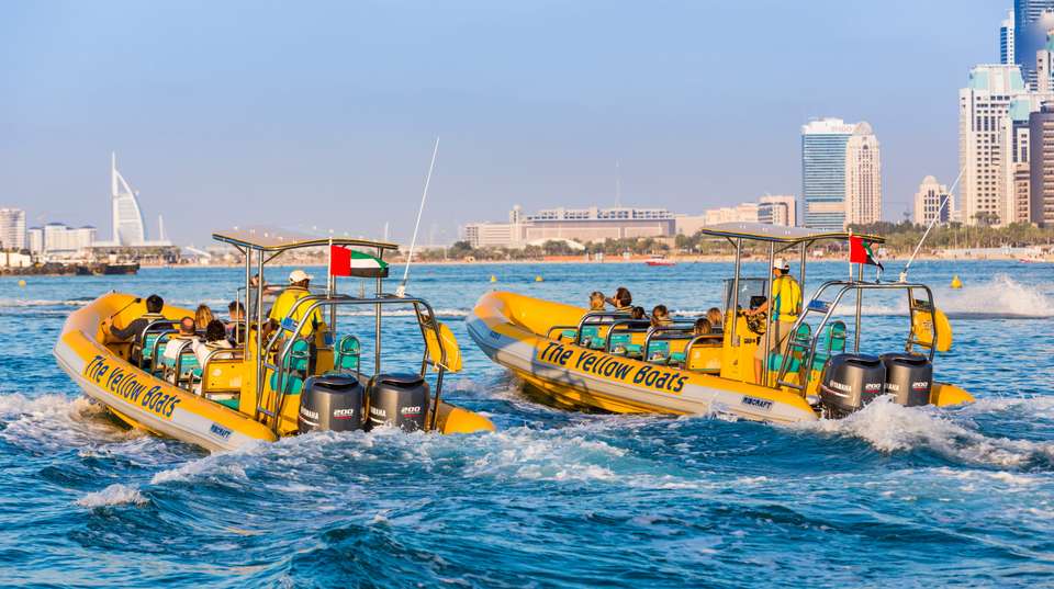 45- Min Atlantis Blast Speedboat Tour - The Yellow Boats - UAE - Image 7