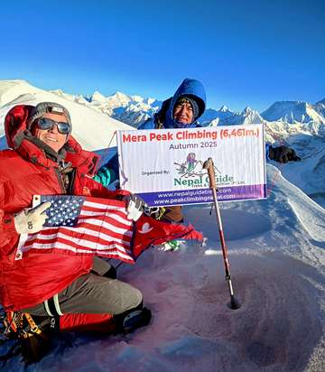 Review image by JOSEPH EDWARD REPETTO for the trip title: Mera Peak Climbing Tour 