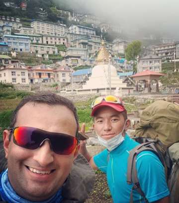 Review image by FABIO HENRIQUE RIBEIRO DE CASTRO for the trip title: Everest Base Camp Trek
