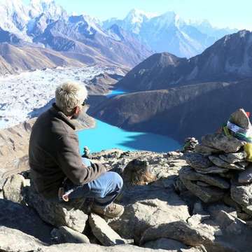 Review image by Abdul Muhsin  Hussain for the trip title: Gokyo Cho-la pass Everest Base Camp Trek.
