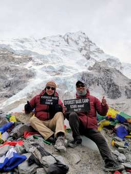 Review image by Maxime Antoine for the trip title: Island Peak Climbing + Everest 3 High Passes Trek