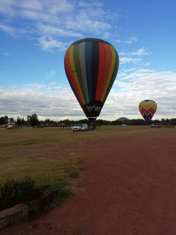 Review image by Lone Gjessing for the trip title: Teotihuacan Hot Air Balloon Day Tour