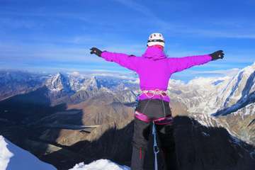 Review image by Heidi Smolander for the trip title: Island Peak Climbing Trek