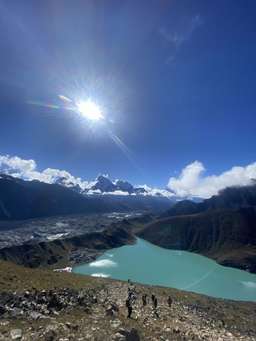 Review image by Phoebs Blakey for the trip title: Island Peak Climbing + Everest 3 High Passes Trek