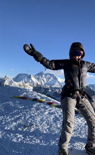 Review image by Lorraine McPherson for the trip title: Mera Peak Climbing Tour 