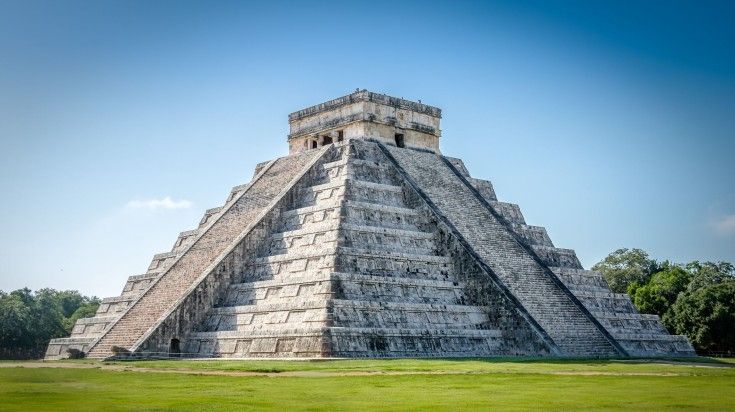 Chichen Itza is one of the New Seven Wonders of the World. See Mayan Temple pyramid of Kukulkan while spending 2 weeks in Mexico.