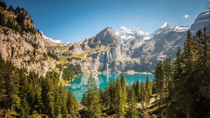 Go hiking at Kandersteg while spending 6 days in Switzerland.