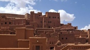 A shot of the fort in Ksar of Ait-Ben-Haddou