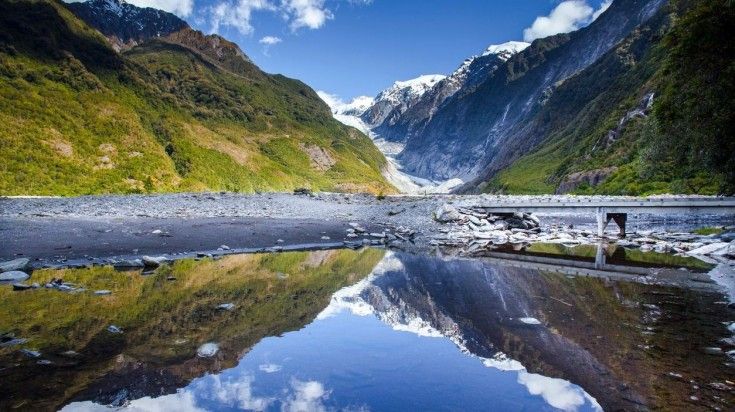 Admire the beauty of Franz Josef Glacier during your New Zealand holiday.