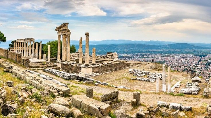 See the Temple of Trajan while spending 8 days in Turkey.