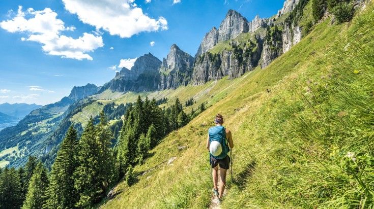 Hike the Haute Route while spending 9 days in Switzerland.