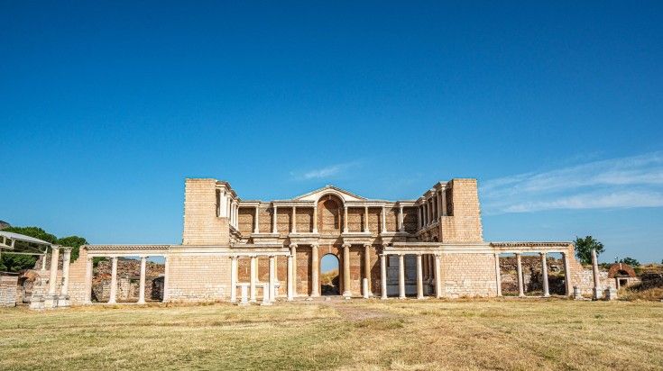 Get this scenic view of Sardis while spending 9 days in Turkey.