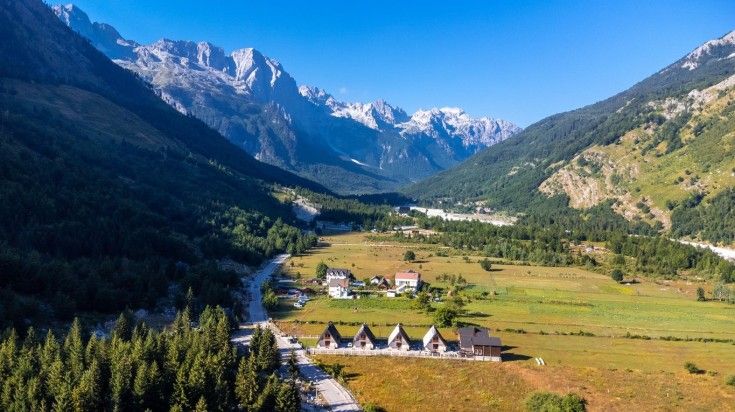 Explore Valbona Village in the laps of Albanian mountains