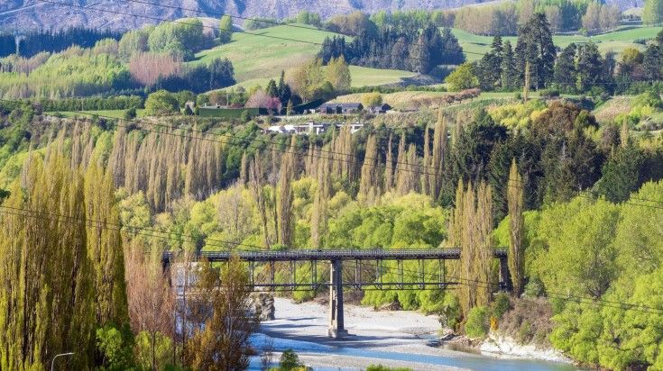 Old Lower Shotover Bridge in Queenstown, a must-visit on your 4-day New Zealand trip. Old Lower Shotover Bridge in Queenstown, a must-visit on your 4-day New Zea