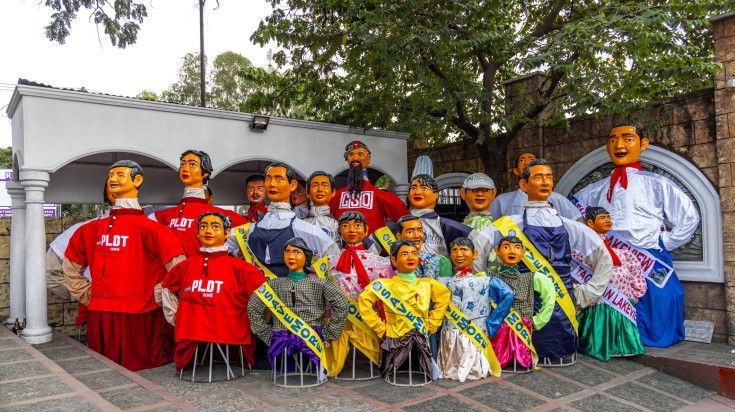 Angono Giant Dool Higantes Festival dolls.