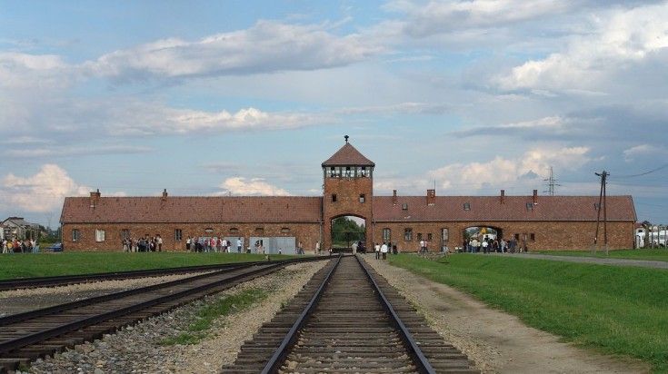 Auschwitz Birkenau Memorial in Poland.