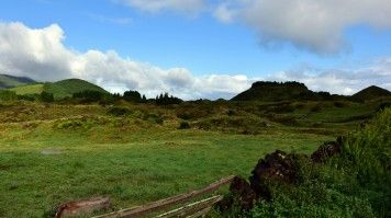 lush landscapes in Terceira Island of the Azores during April