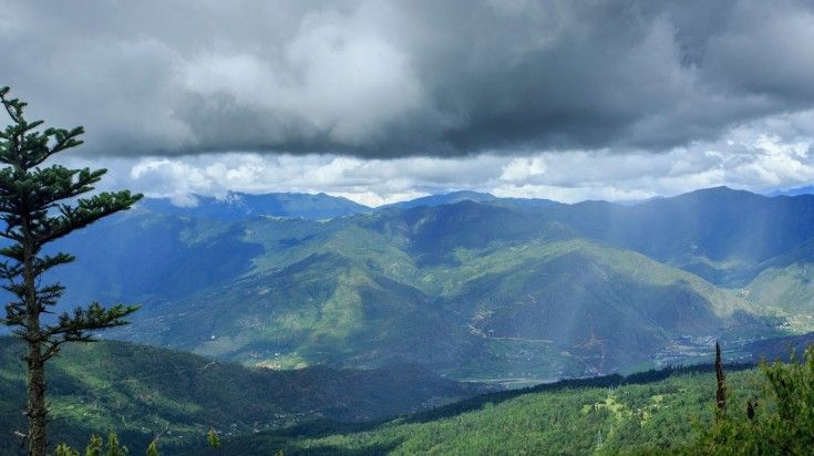 The view of Haa Valley on a cloudy day during your 2 weeks in Bhutan. The view of Haa Valley on a cloudy day during your 2 weeks in Bhutan.