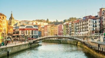 Bilbao Old Town, a popular place to visit when spending in Spain.