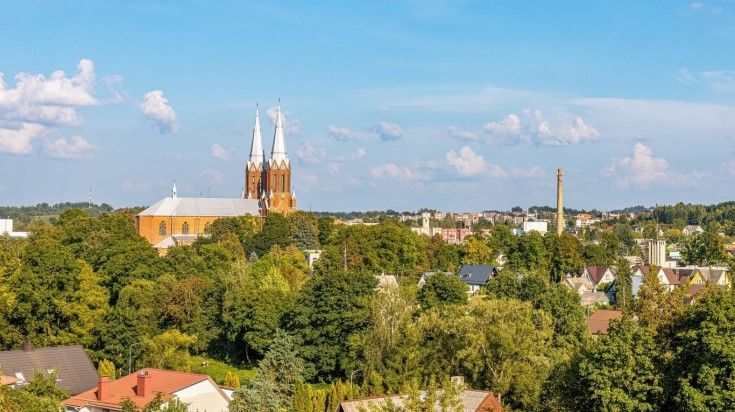 The Roman Catholic Church of St. Matthias in Anykščiai, Lithuania.