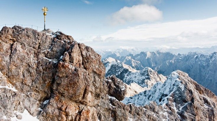 Climb to the summit of Zugspitze while spending 14 days in Germany.