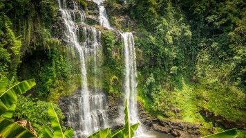 Waterfalls in the Bolavan Plateau