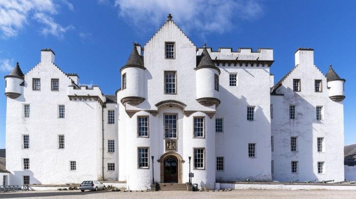Visit the elegant Blair Castle during your 12 days in Scotland