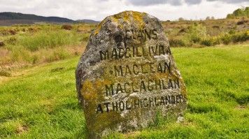 Visit the Jacobite Gravestone at Culloden during your 14 days in Scotland.