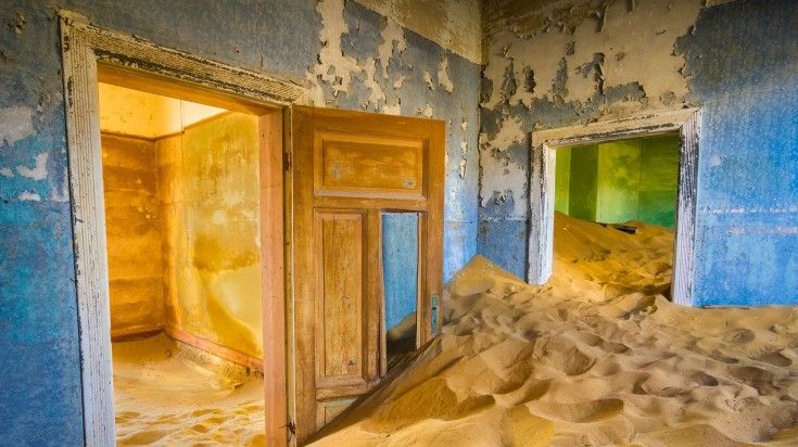 Kolmanskop Ghost Town of Namibia.