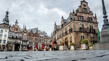 The city center of Nijmegen in the Netherlands