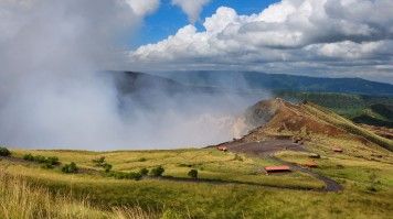 It is Nicaragua's first and largest national park, and one of 78 protected areas of Nicaragua. Smoking Masaya Vocano in Nicaragua