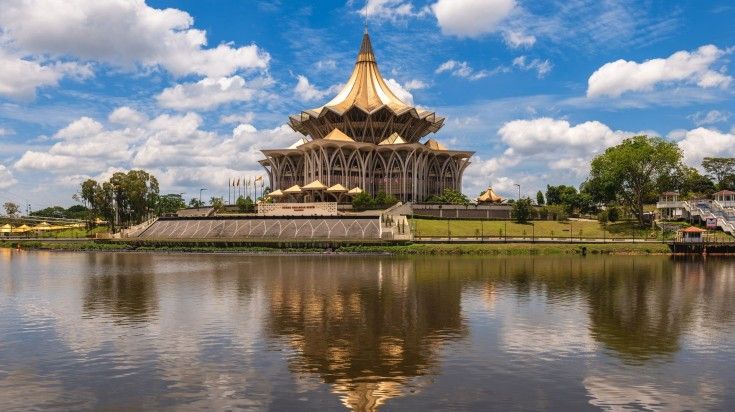 See the State Legislative Assembly Building in Sarawak.