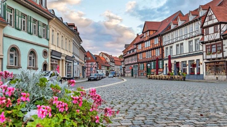 Quedlinburg is famous for its well-preserved half-timbered houses, with over 1,300 of them spread across the town. Explore traditional houses in Quedlinburg while staying 9 days in Germany.