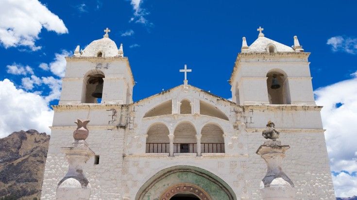 San Pedro de Alcantara Church in Chivay.