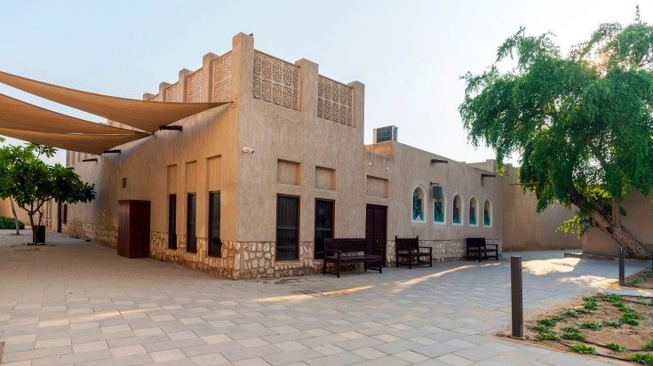 Shindagha historic district in Dubai Creek neighborhood. Shindagha historic district in Dubai Creek neighborhood.