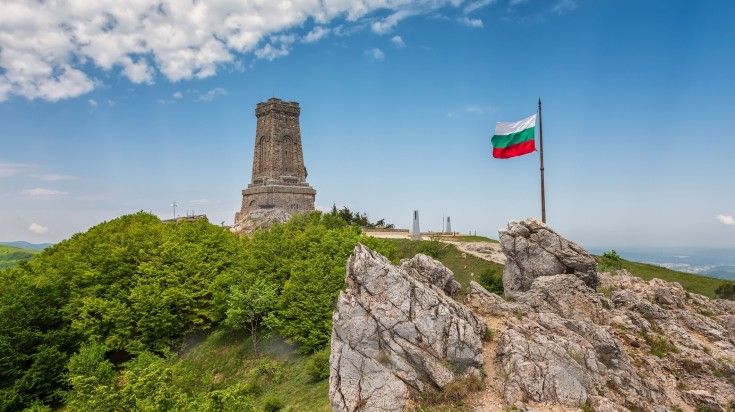Shipka National Monument in the afternoon.