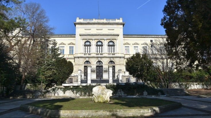 The archaeological museum in Varna during summer. The archaeological museum in Varna during summer.