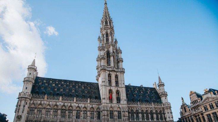 The Brussels Grand Palace during daytime.