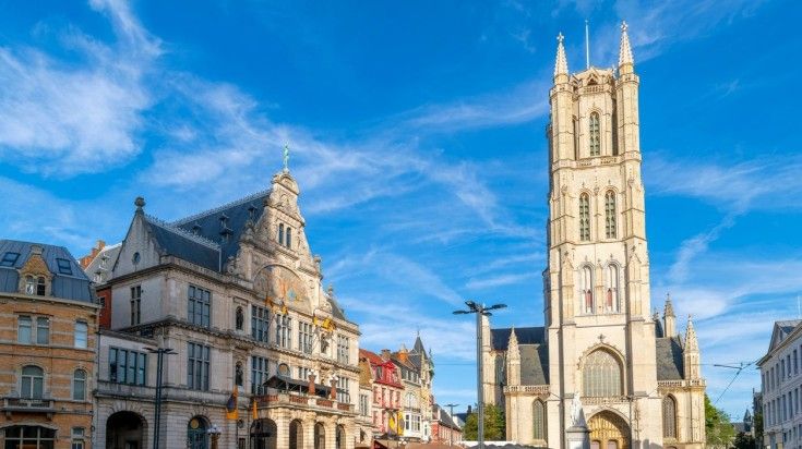 The medieval Gothic Saint Bavo's Cathedral clicked during 4 days in Belgium. The medieval Gothic Saint Bavo's Cathedral clicked during 4 days in Belgium