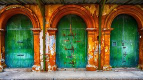 See old doors at Cartagena while spending 4 days in Colombia.