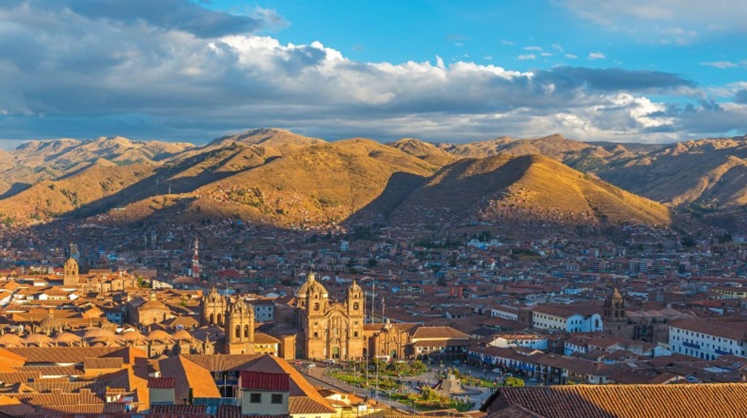 Buildings in Cusco, the ancient Inca capital, covered when spending 6 days in Peru.