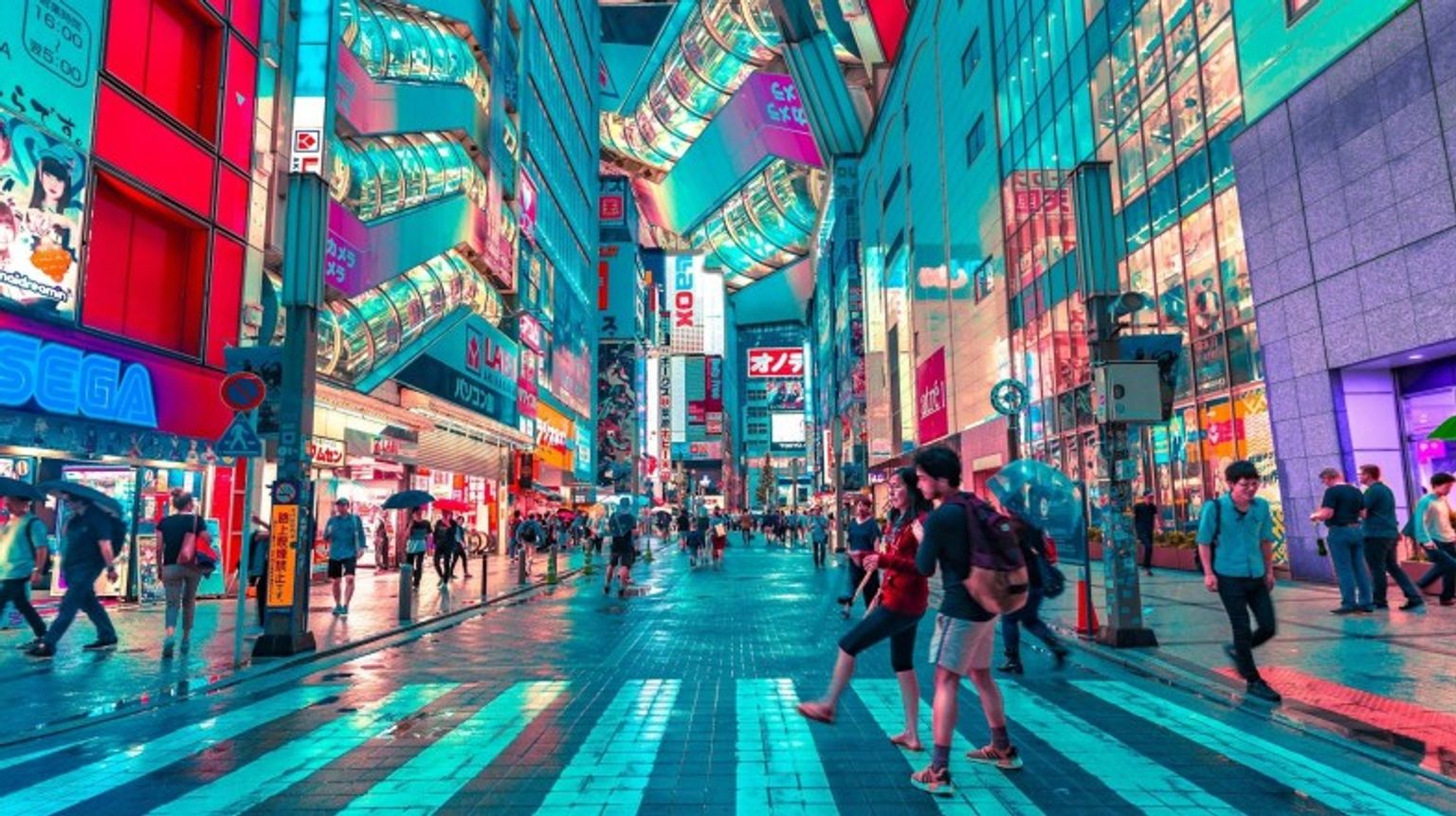 Tokyo's lit up streets are enough to keep you busy for nine days in Japan