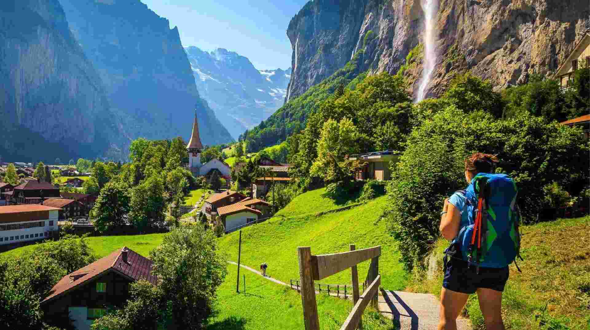 The Bernese Oberland and Reichenbach Falls