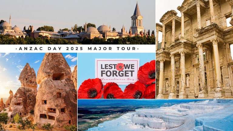 ANZAC Day - Major Tour trip - alternative tour available