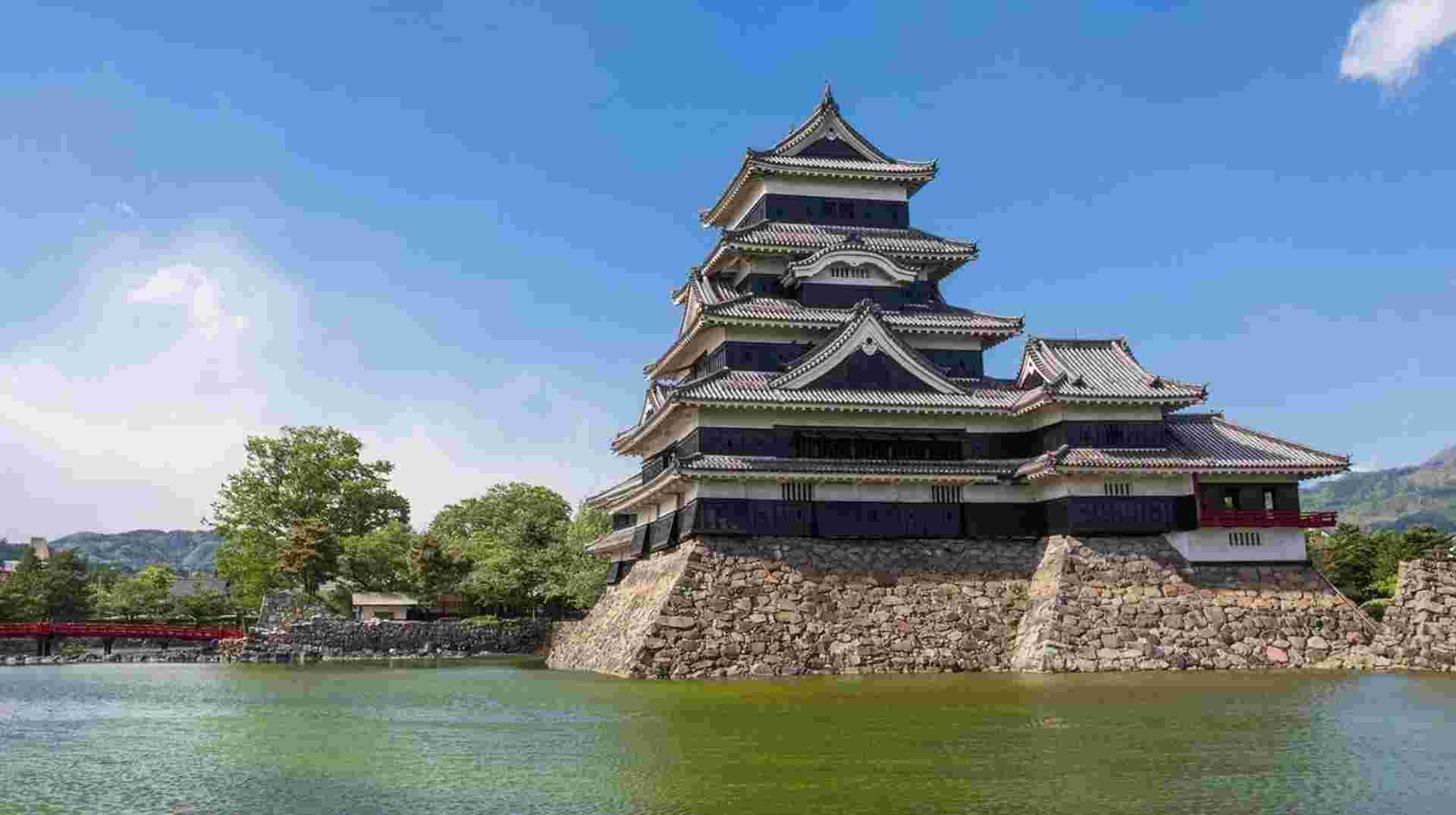 Feudal Japan with Japanese Alps