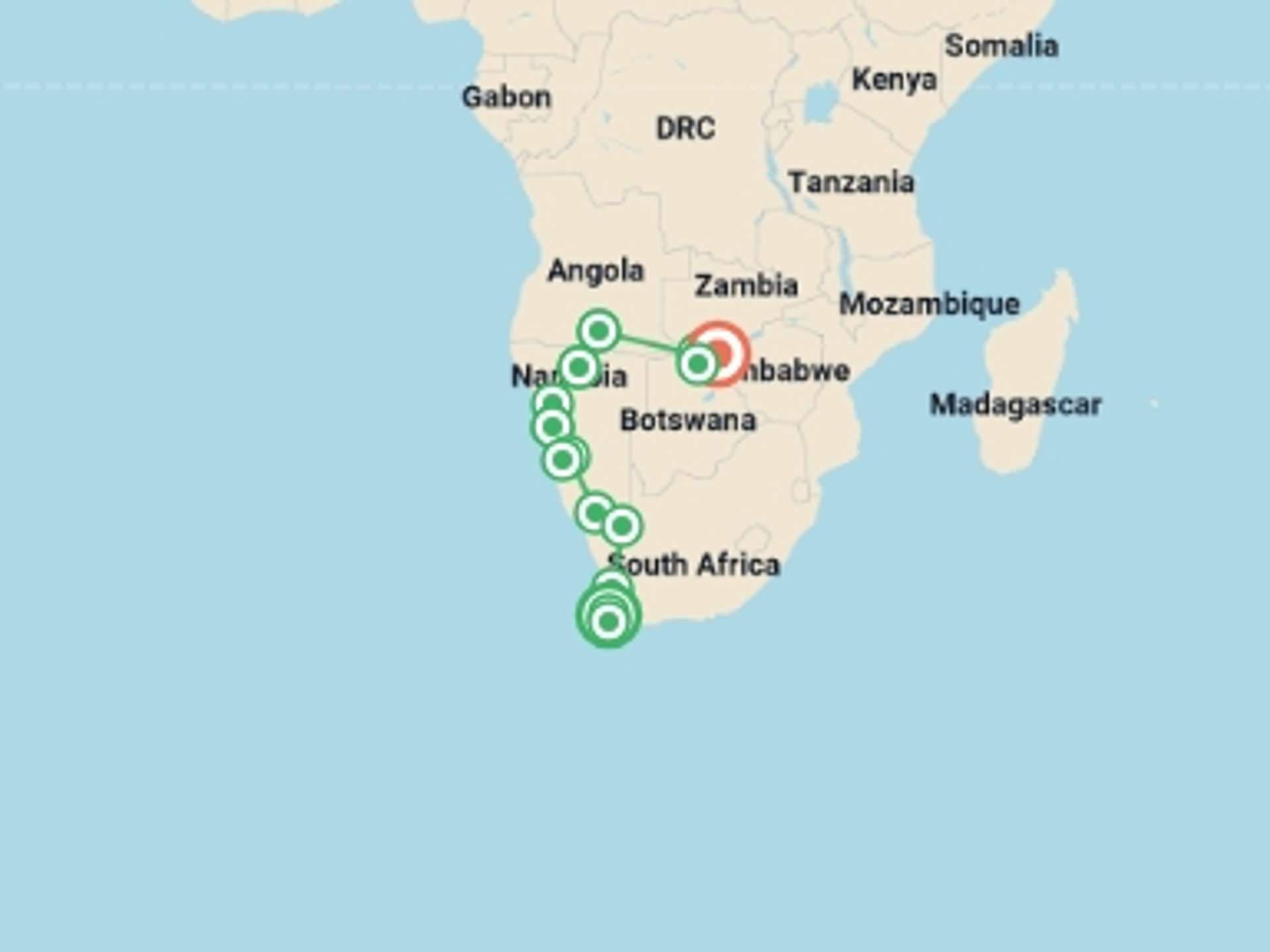 Cape Town 20-Day tours