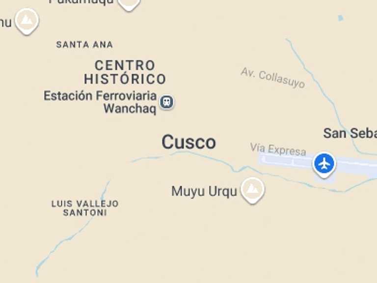 Map itinerary of South America Tour in Summer with 1 destination visits for the trip: Machu Picchu Day Tour from Ollantaytambo - Train Vistadome