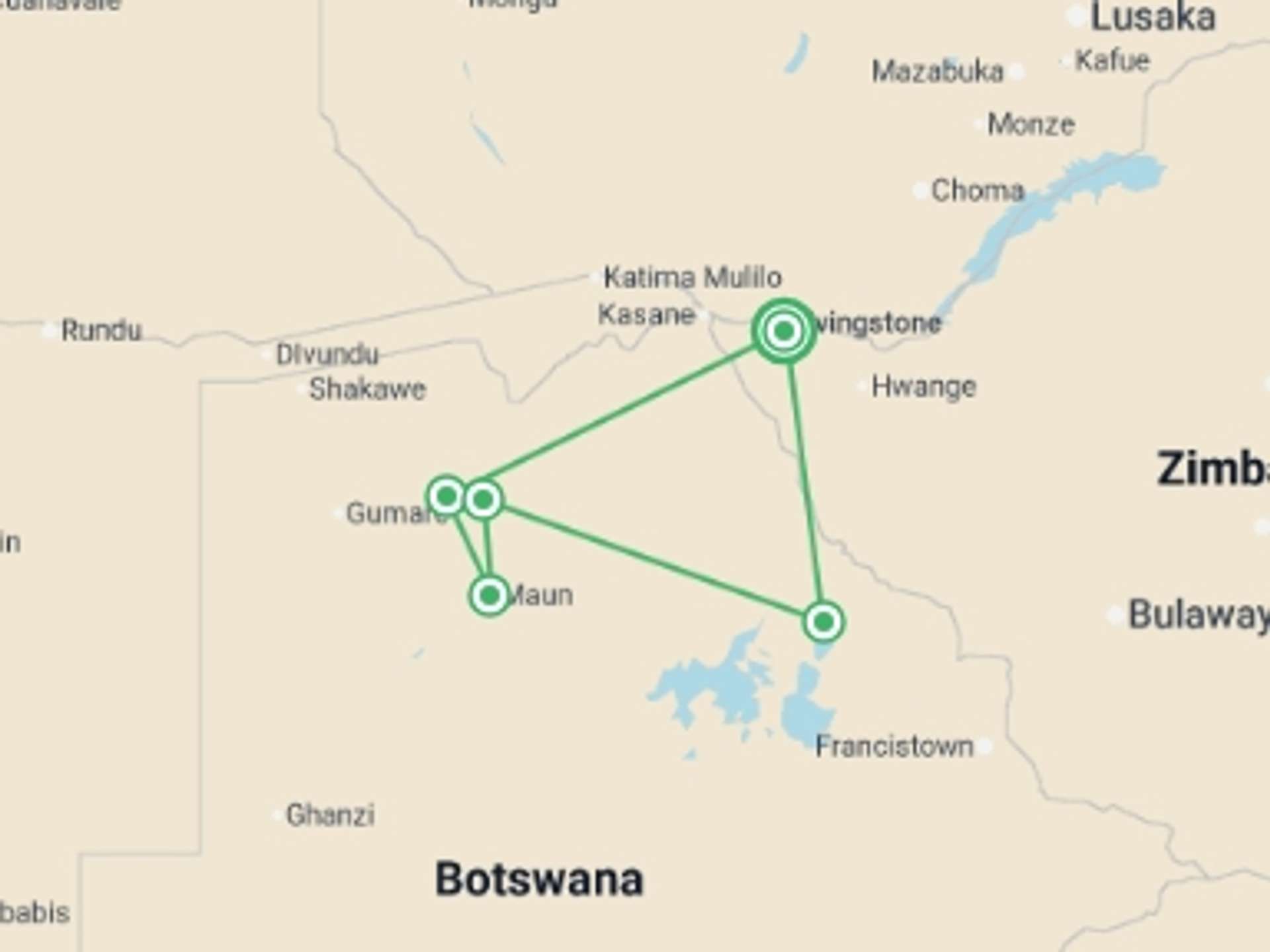 Victoria Falls 12-Day tours